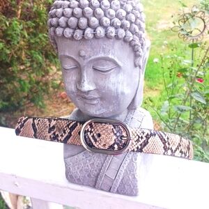 SNAKESKIN Belt 2XL NWOT